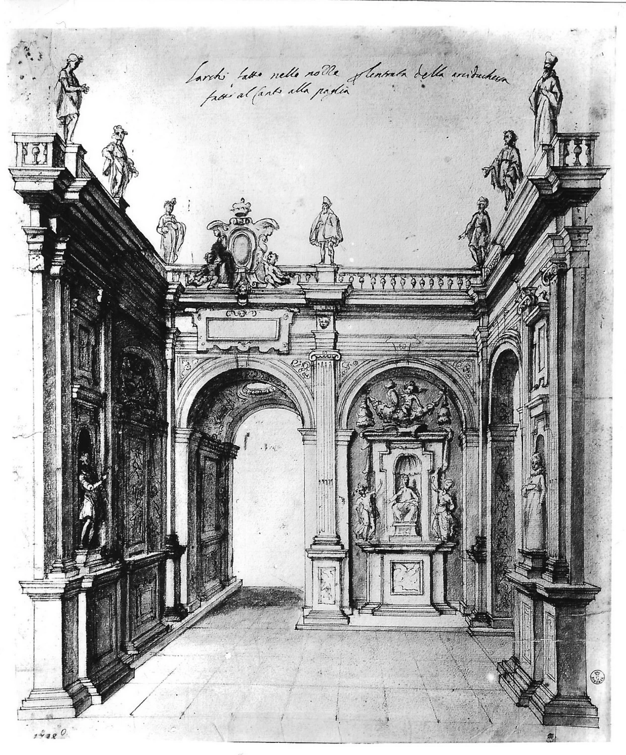 Progetto per arco trionfale - Gallerie degli Uffizi, Firenze